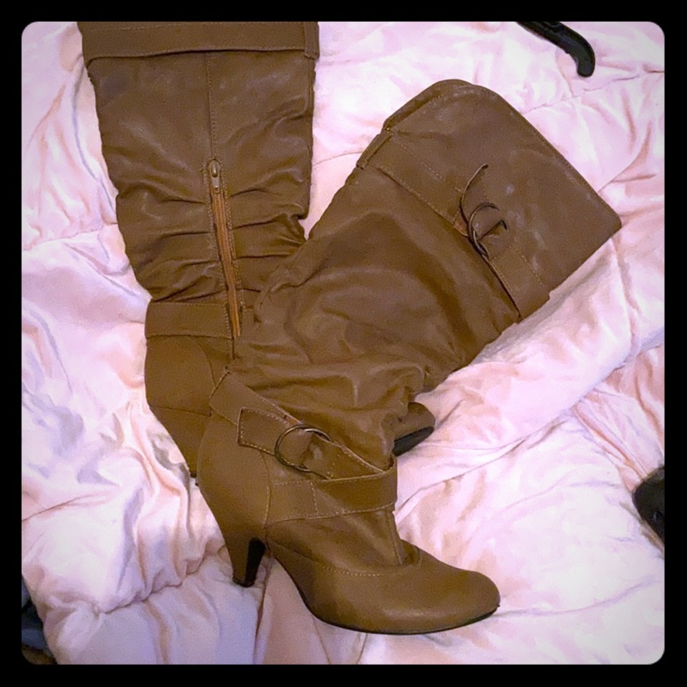 High rise boots